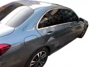 Хром верхние молдинги окон Mercedes C W205 (14-21) Sedan 4