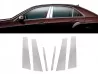 Хром молдинги дверних стійок Mercedes E W212 (09-16) Sedan 1