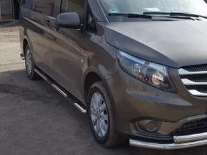 Пороги боковые Mercedes Vito / V W447 (14-) - трубы 3