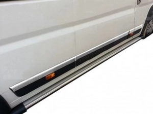 Хром молдинги на двері Peugeot Boxer II (06-/14-) 4