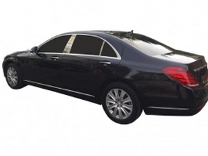 Хром молдинги дверных стоек Mercedes S W222 (14-20) 4