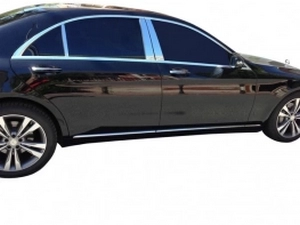 Хром молдинги на двери Mercedes S W222 (14-20) 3