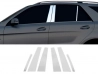 Хром молдинги дверних стійок Mercedes ML/GLE W166 (11-19) 1