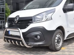 Кенгурятник Renault Trafic III (14-) - с грилем 3