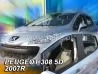 Дефлектори вікон Peugeot 308 I (T7; 07-13) 5D Htb - Heko (вставні) 4
