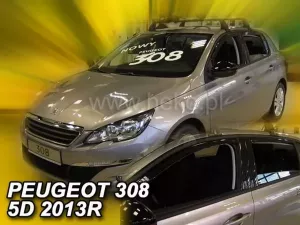 Дефлекторы окон Peugeot 308 II (T9; 13-21) Htb - Heko (вставные) 3