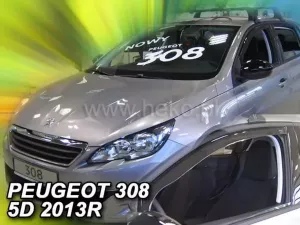 Дефлекторы окон Peugeot 308 II (T9; 13-21) Htb - Heko (вставные) 4