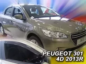 Дефлекторы окон Peugeot 301 (12-) - Heko (вставные) 4