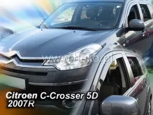 Дефлекторы окон Peugeot 4007 (07-12) - Heko (вставные) 4