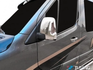 Хром накладки на зеркала Mercedes Sprinter W907 (19-) 4
