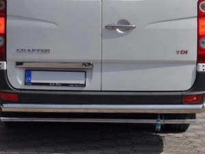 Захист задній VW Crafter II (17-) - труба пряма 2