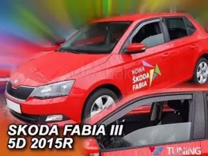 Дефлектори вікон Skoda Fabia III (NJ; 14-21) - Heko (вставні) 4