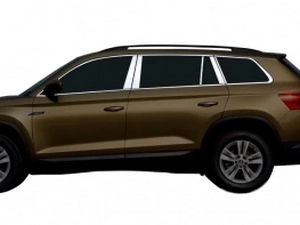 Хром молдинги дверних стійок Skoda Kodiaq (NS7; 16-) 2