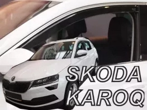 Дефлектори вікон Skoda Karoq (NU7; 17-) - Heko (вставні) 4