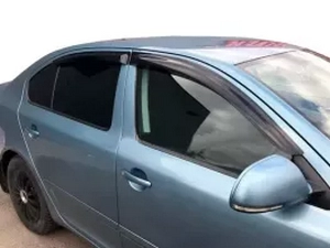 Дефлектори вікон Skoda Octavia A5 (04-12) Liftback - Hic (накладні) 4