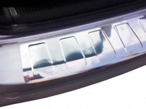 Накладка на бампер VW Passat B7 (11-15) Универсал - Carmos 3