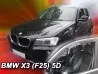 Дефлектори вікон BMW X3 F25 (11-17) - Heko (вставні) 3