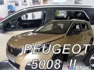 Дефлектори вікон Peugeot 5008 II (17-23) - Heko (вставні) 4