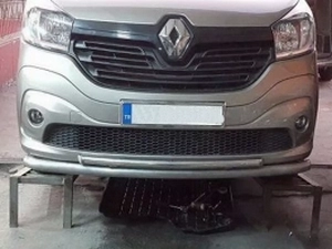 Защита передняя Renault Trafic III (14-) - труба двойная 3