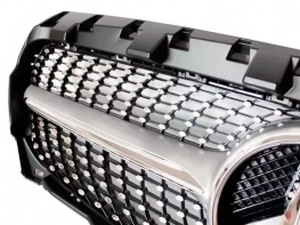 Решётка Mercedes CLA C117 (13-16) - Diamond Silver 3
