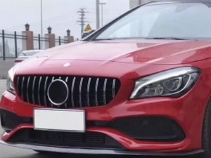 Решётка Mercedes CLA C117 (17-19) рестайлинг - GT Chrome 6