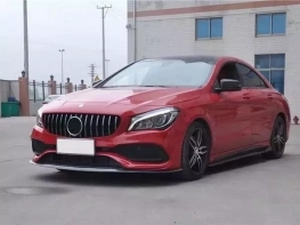 Решётка Mercedes CLA C117 (17-19) рестайлинг - GT Chrome 7