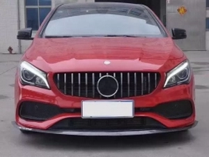 Решётка Mercedes CLA C117 (17-19) рестайлинг - GT Chrome 8