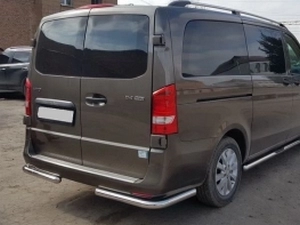Защита задняя Mercedes Vito / V W447 (14-) - углы трубками 2