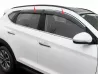 Дефлектори вікон Ford Focus IV (18-) Htb / Sedan - Niken (хром молдинг) 4