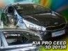 Дефлектори вікон Kia Pro Ceed II (JD; 13-18) 3D - Heko (вставні) 3