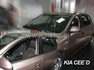 Дефлектори вікон Kia Ceed I (ED; 06-12) Хетчбек - Heko (вставні) 3