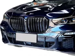 Решётка BMW X5 G05 (19-23) - двойная рёбра (глянцевая) 4