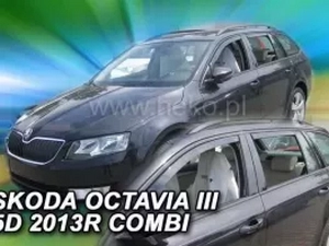 Дефлектори вікон Skoda Octavia II A5 (05-13) Universal - Heko (вставні) 4