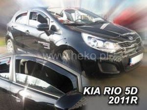 Дефлектори вікон KIA Rio III (11-17) 5D HB - Heko (вставні) 3