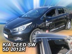 Дефлектори вікон Kia Ceed II (JD; 12-18) SW - Heko (вставні) 3