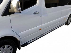 Пороги боковые Mercedes Sprinter W907 (19-) - Dot Line 3