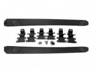 Пороги боковые Jeep Wrangler JL (18-) 2D/4D - OEM (чёрные) 2