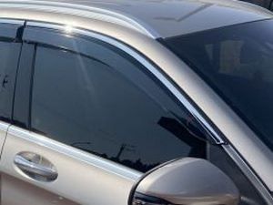 Дефлекторы окон Mercedes GLC X253 (15-) - Hic (с хром молдингом) 4
