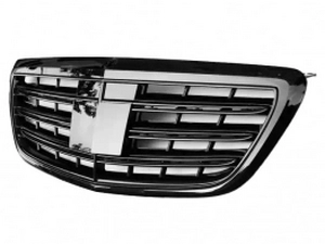 Решётка Mercedes S W222 (14-20) - S65 AMG (чёрный глянец) 2