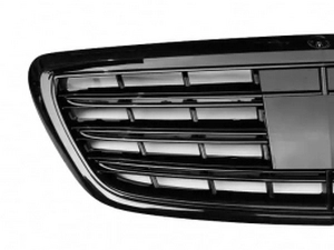 Решётка Mercedes S W222 (14-20) - S65 AMG (чёрный глянец) 3