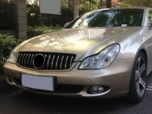 Решітка Mercedes CLS W219 (08-10) рестайлінг - GT Chrome 3