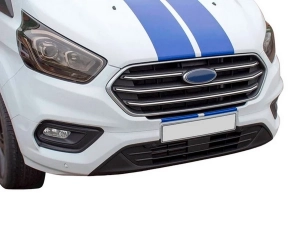 Хром на решётку радиатора Ford Custom (18-23) рестайлинг 3