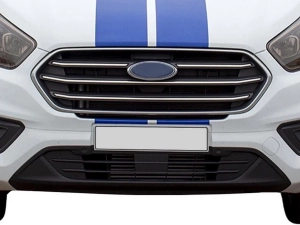 Хром на решётку радиатора Ford Custom (18-23) рестайлинг 4