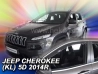 Дефлектори вікон Jeep Cherokee V (KL; 14-) - Heko (вставні) 4