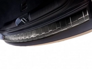 Накладка на бампер Jeep Cherokee V (KL; 18-) - Avisa (чёрная) 4