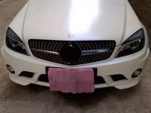 Решётка Mercedes-AMG C63 W204 (08-11) - Diamond Silver 3
