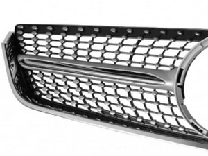 Решітка Mercedes-AMG C63 W204 (12-14) - Diamond Silver 2