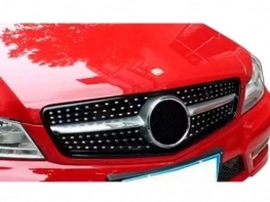 Решітка Mercedes-AMG C63 W204 (12-14) - Diamond Silver 4