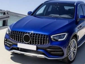 Решётка Mercedes GLC X253 AMG Line (20-) - GT Chrome 3