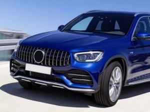 Решётка Mercedes GLC X253 AMG Line (20-) - GT Chrome 4